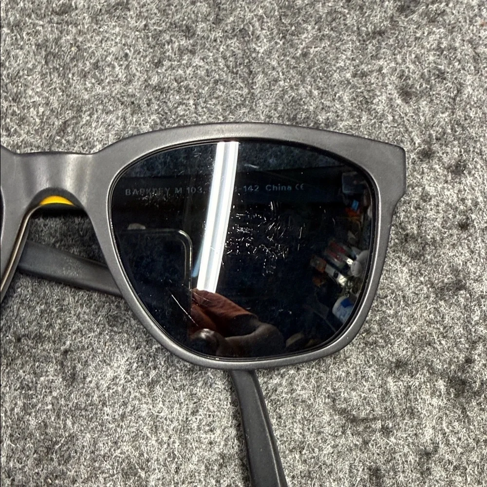 Warby Parker Black Sunglasses with Blue Lenses